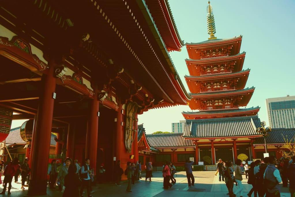 Апартаменты 403 Oshiage Sta 3Mins Walk! Wi-Fi & Elevator 4Pax Токио Экстерьер фото