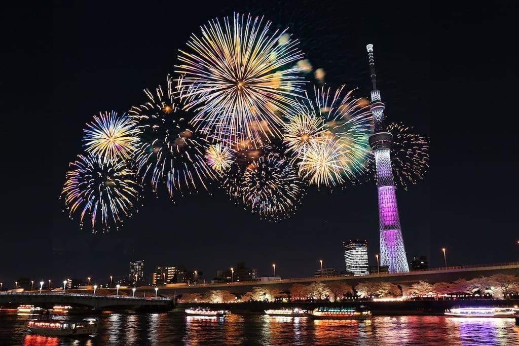 Апартаменты 403 Oshiage Sta 3Mins Walk! Wi-Fi & Elevator 4Pax Токио Экстерьер фото